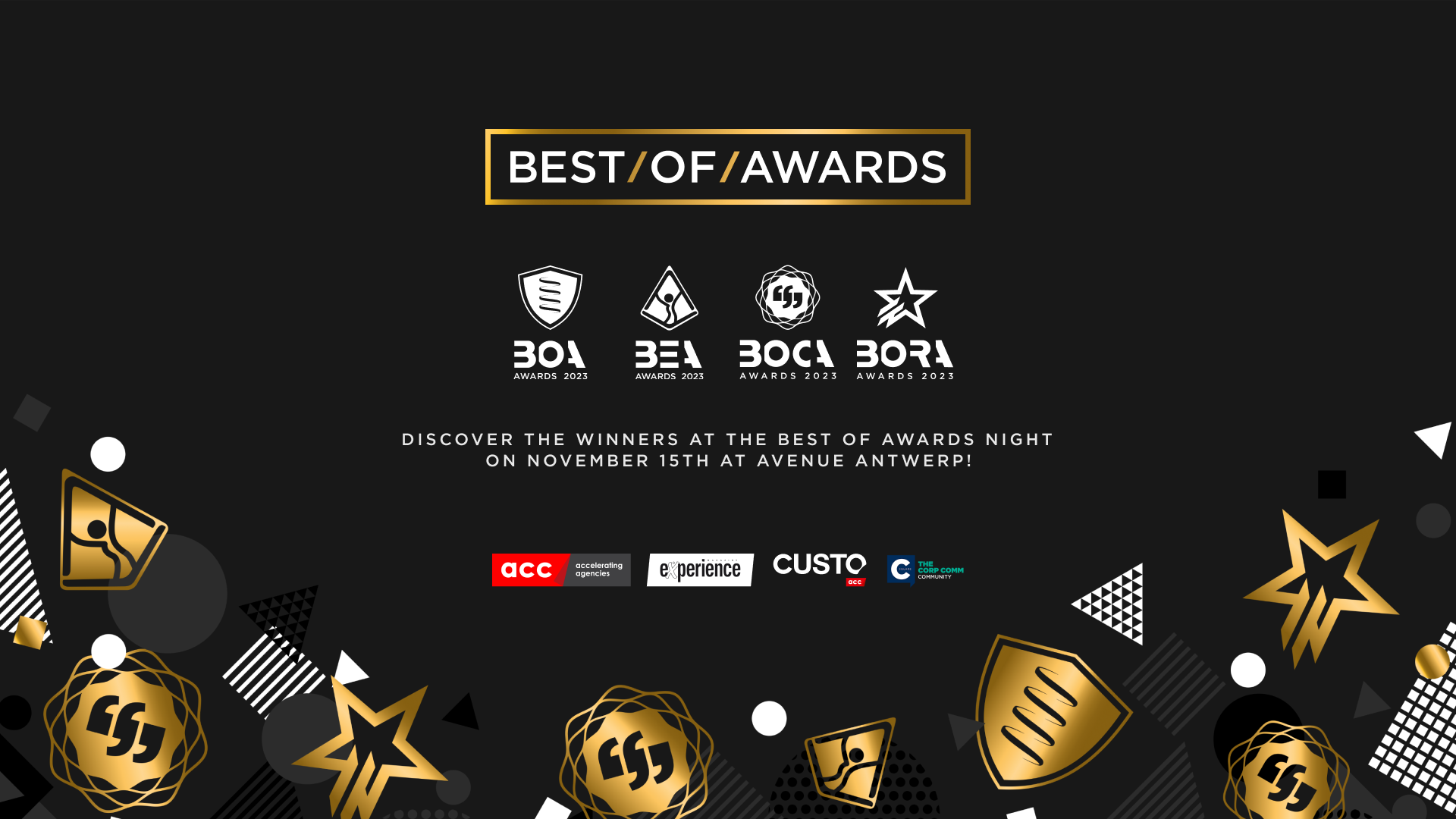 Assister aux Best Of Awards (BOA, BOCA, BORA, BEA) malgré le dîner de