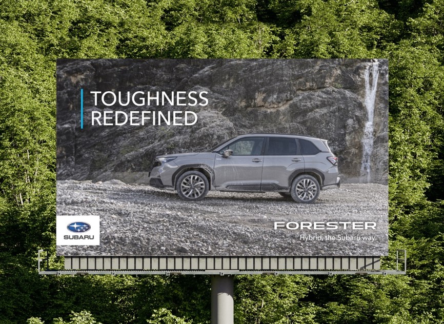 Liquid lance le nouveau Subaru Forester en Europe PUB