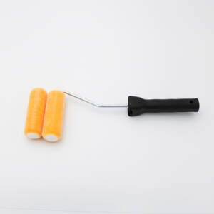 Manchon radiateur laqueur mousse floquée à clip - Lot de 2 + monture