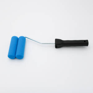 Manchon radiateur laqueur mousse de polyester à clip - Lot de 2 + monture