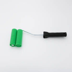 Manchon radiateur mousse verte à clip - Lot de 2 + monture