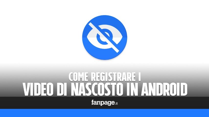 Registrare con schermo spento