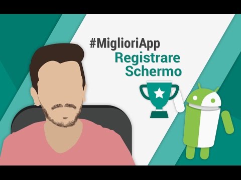 Registrare schermo android con audio