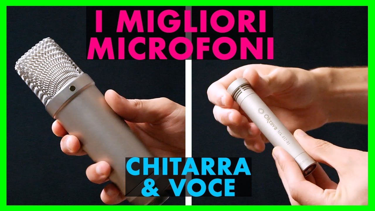 Microfoni per registrare canzoni 1 Microfoni per registrare canzoni