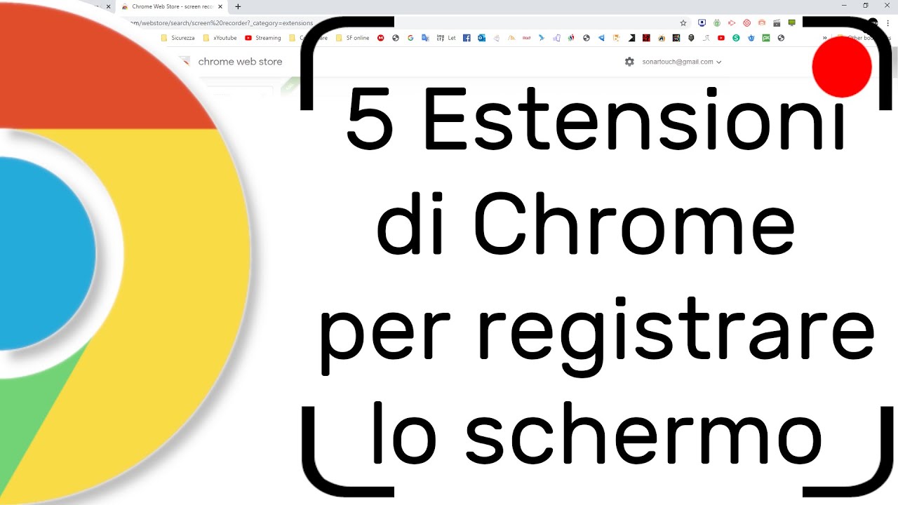 Estensione chrome per registrare schermo 1 Estensione chrome per registrare schermo