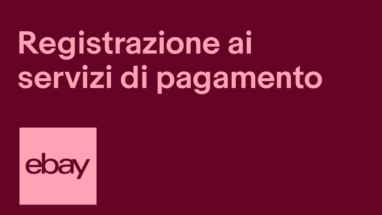 Registrare postepay ebay
