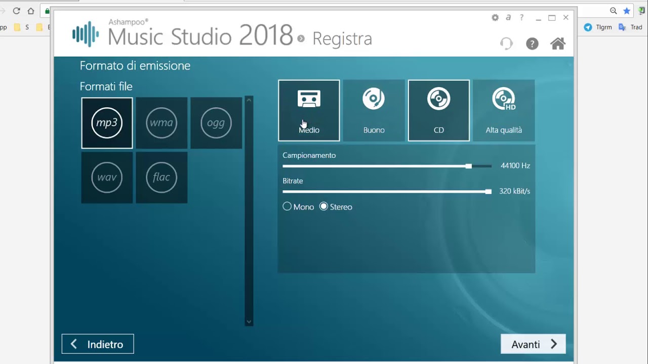Registrare streaming