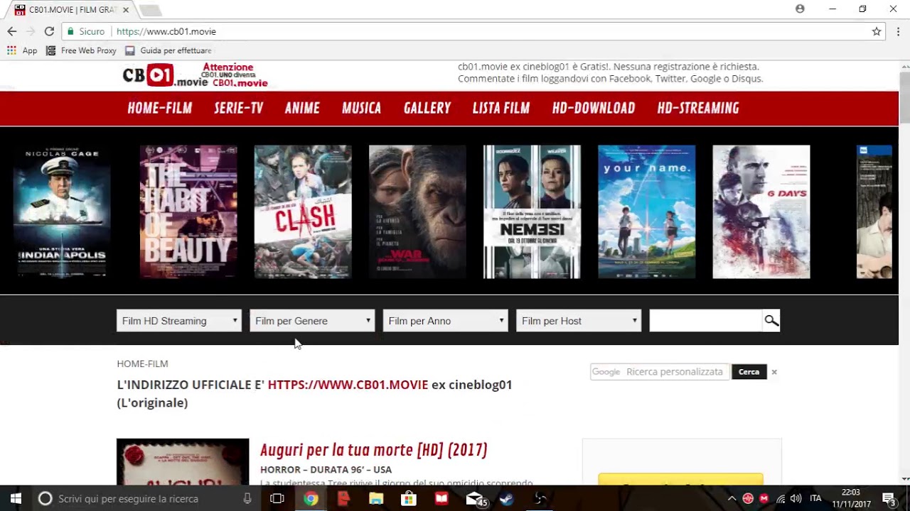 Film gratis senza registrare 1 Film gratis senza registrare