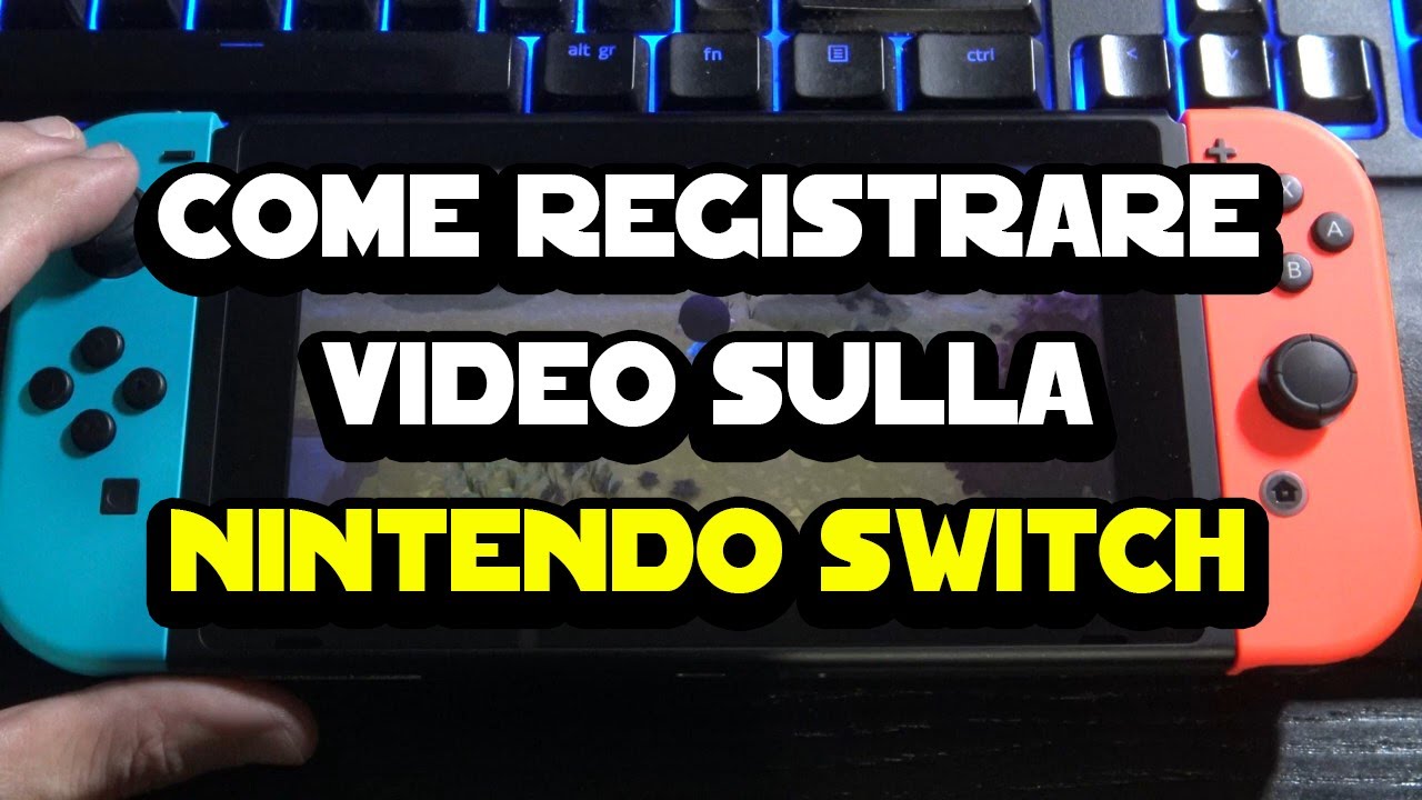 Registrare schermo switch 1 Registrare schermo switch