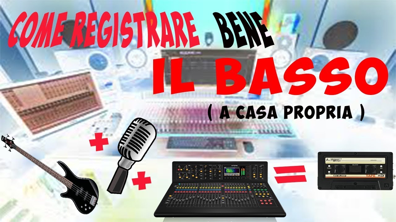 Registrare basso su pc