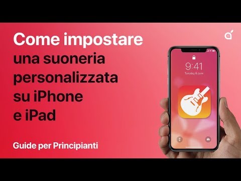 Come registrare una suoneria su iphone