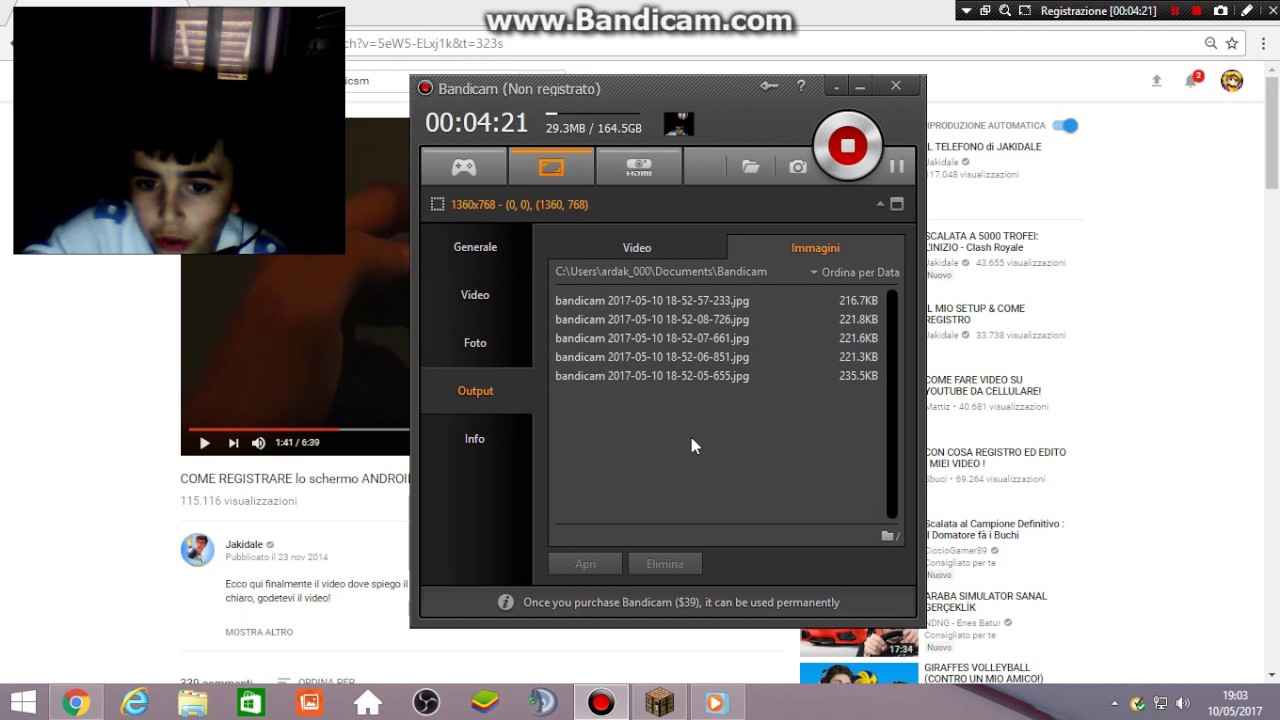 Come registrare con bandicam