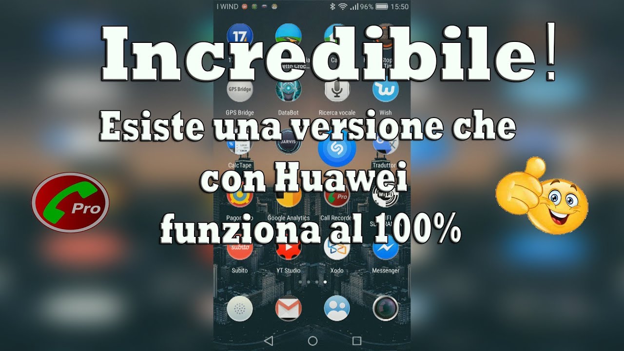 Huawei registrare chiamate