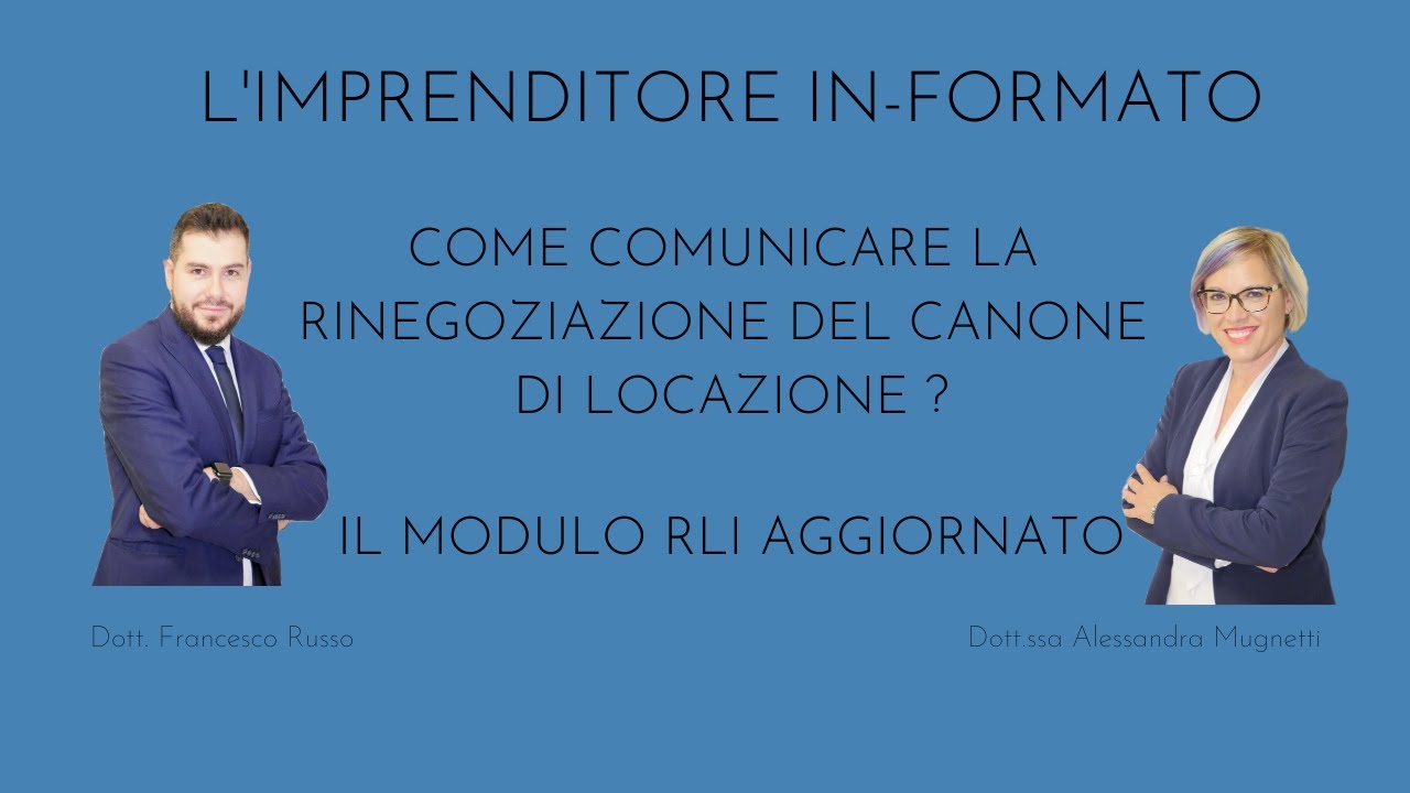 Come registrare riduzione canone locazione