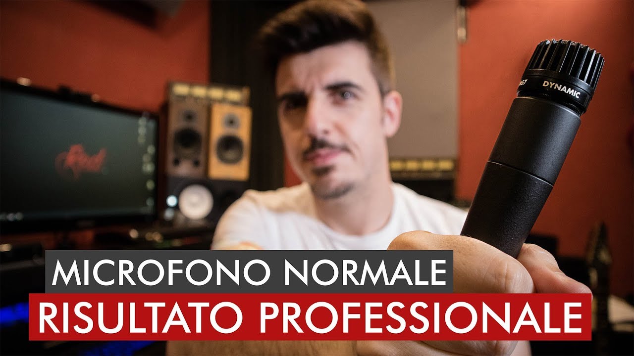 Microfono per registrare voce professionale 1 Microfono per registrare voce professionale