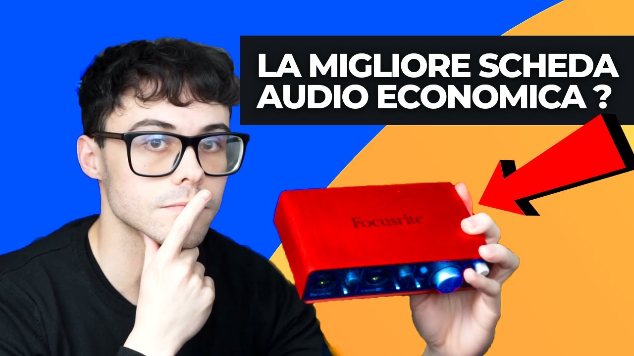 Scheda audio esterna per registrare