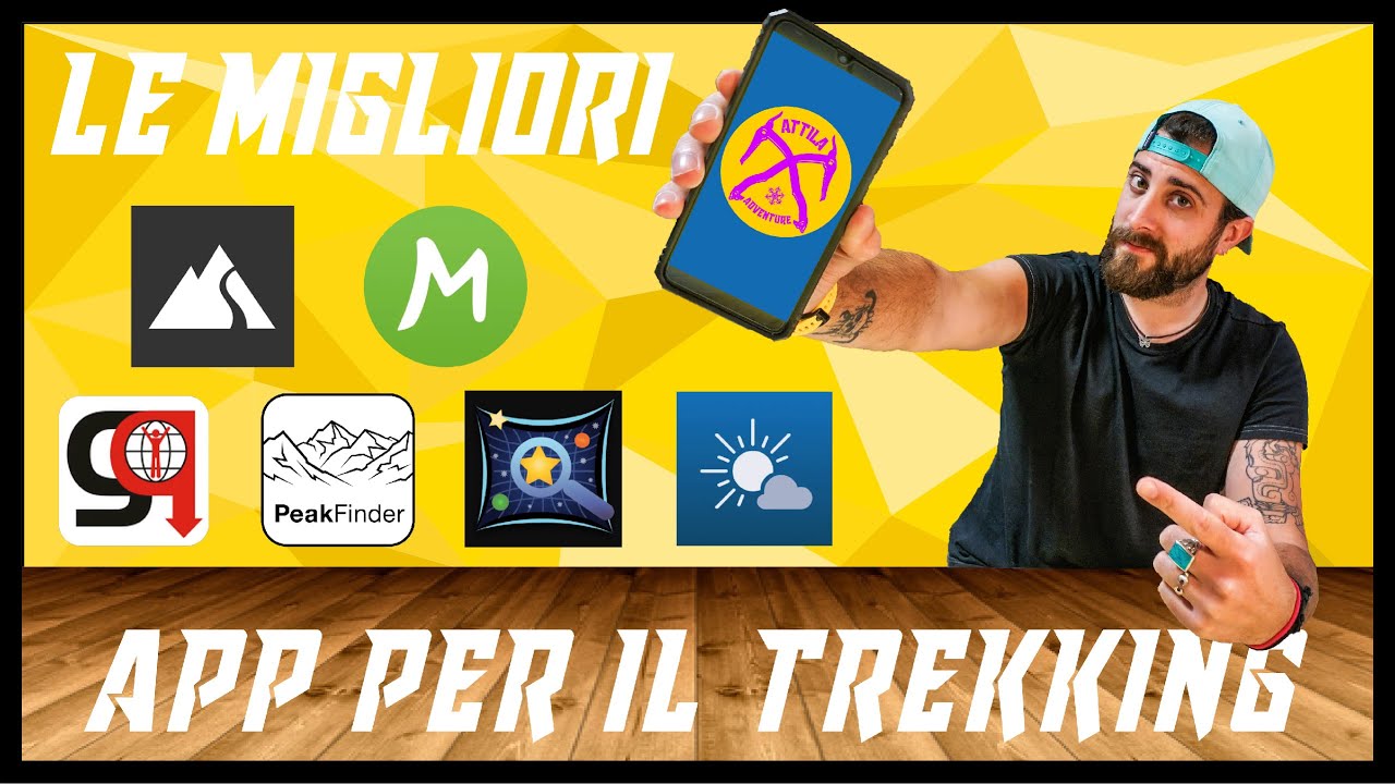 App per registrare percorsi trekking
