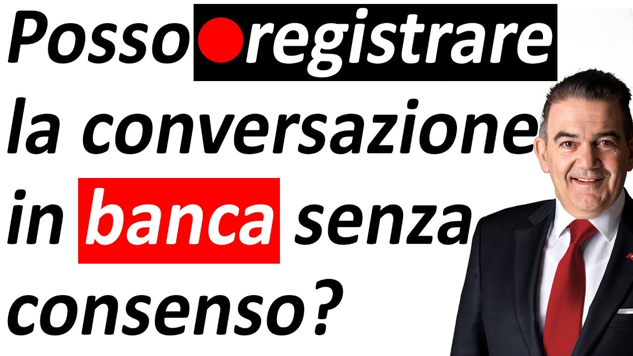 Registrare senza consenso 1 Registrare senza consenso
