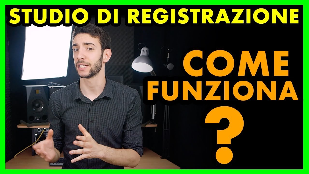 Registrare in studio 1 Registrare in studio