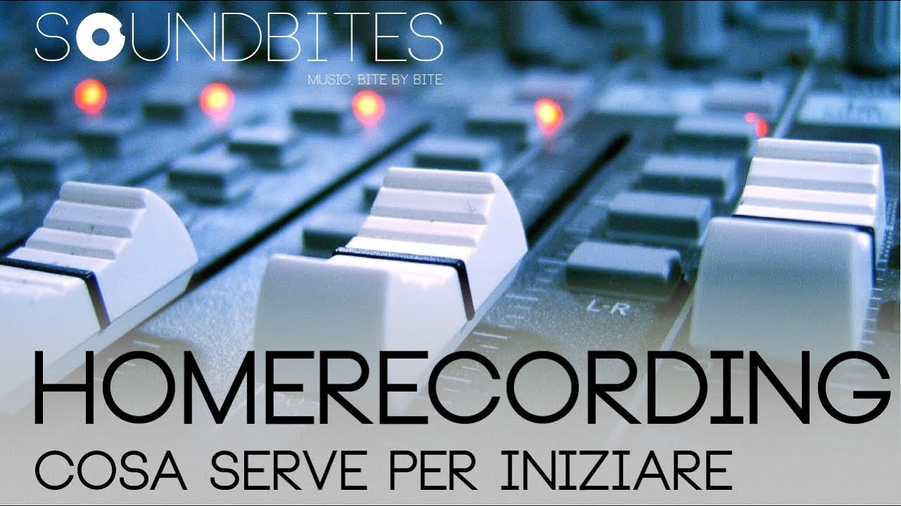 Strumenti per registrare musica