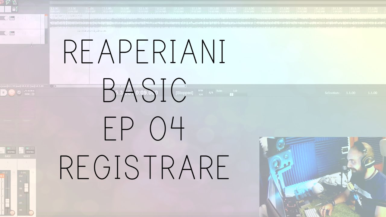 Registrare sopra una base musicale
