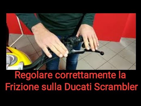 Registrare frizione moto 1 Registrare frizione moto