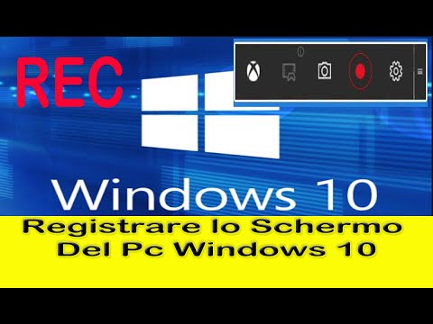 Registrare con windows 1 Registrare con windows