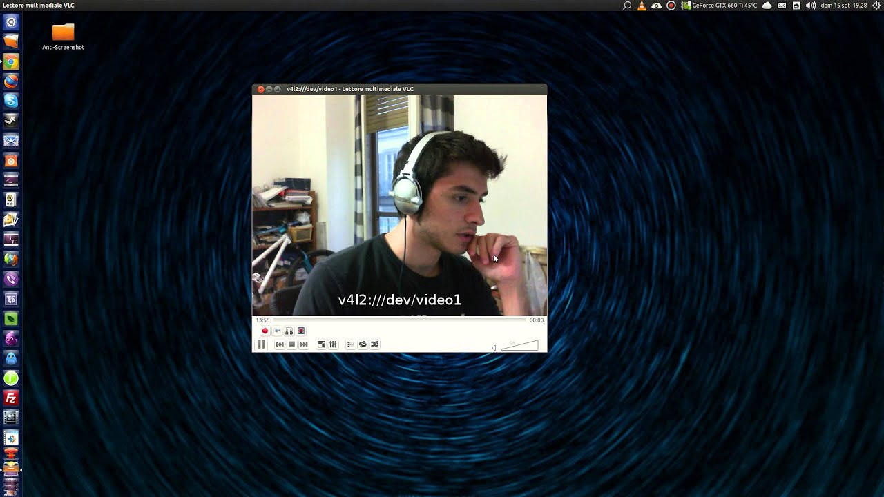 Registrare da webcam con vlc