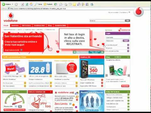 Vodafone non mi fa registrare