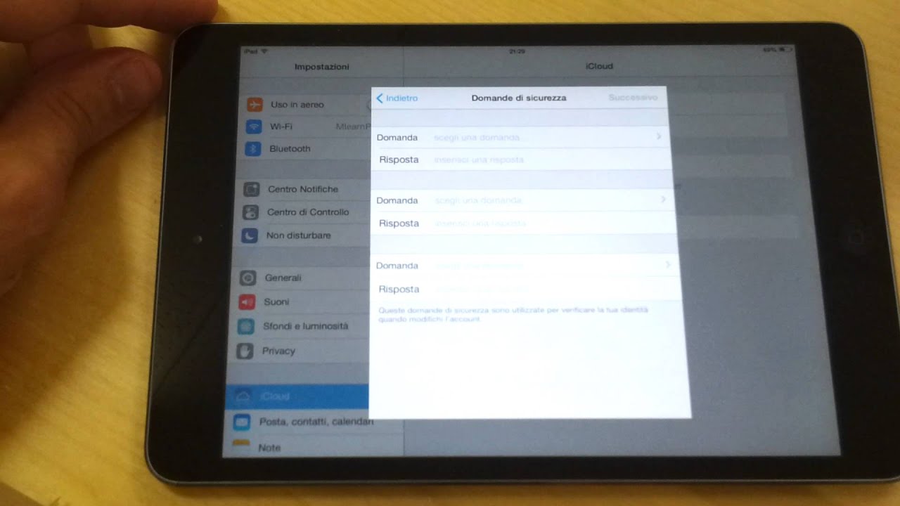 Registrare un id apple