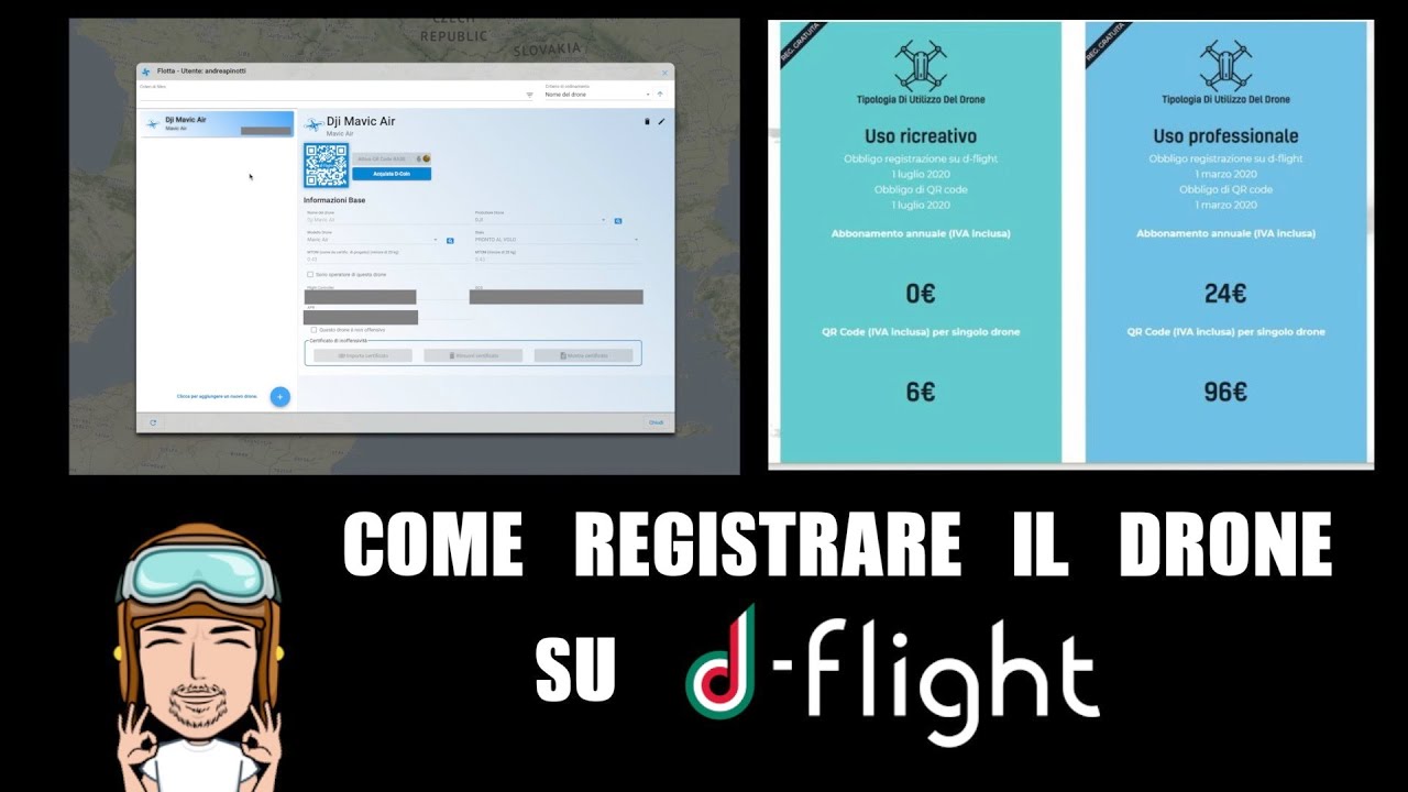 Registrare drone enac 1 Registrare drone enac