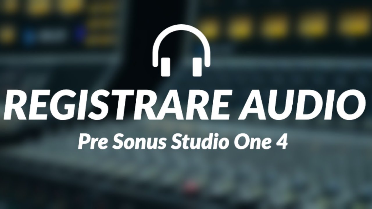 Registrare tracce audio