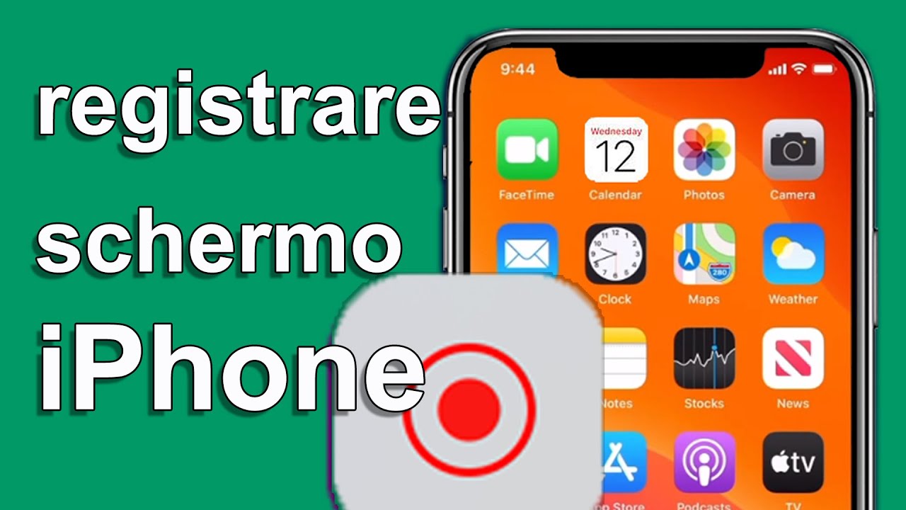 Registrare schermo iphone 5s