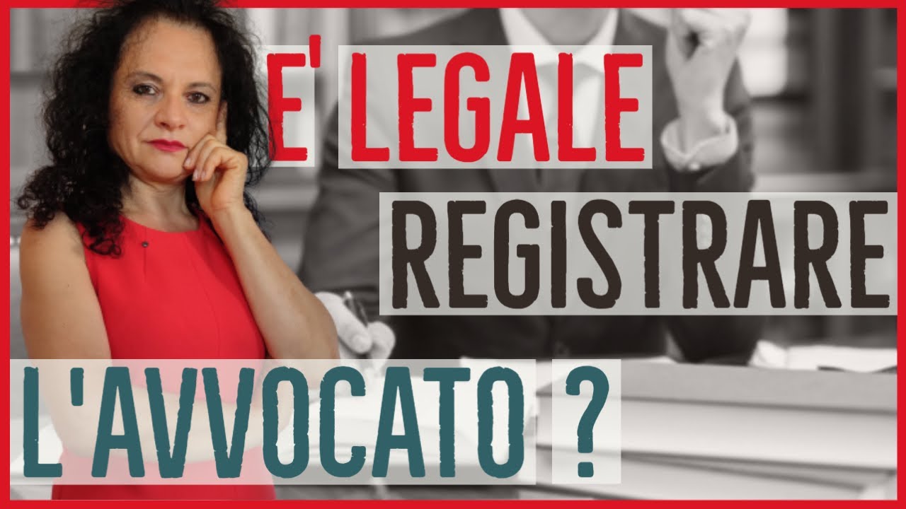 Vietato registrare quello che dice l'avvocato 1 Vietato registrare quello che dice l’avvocato