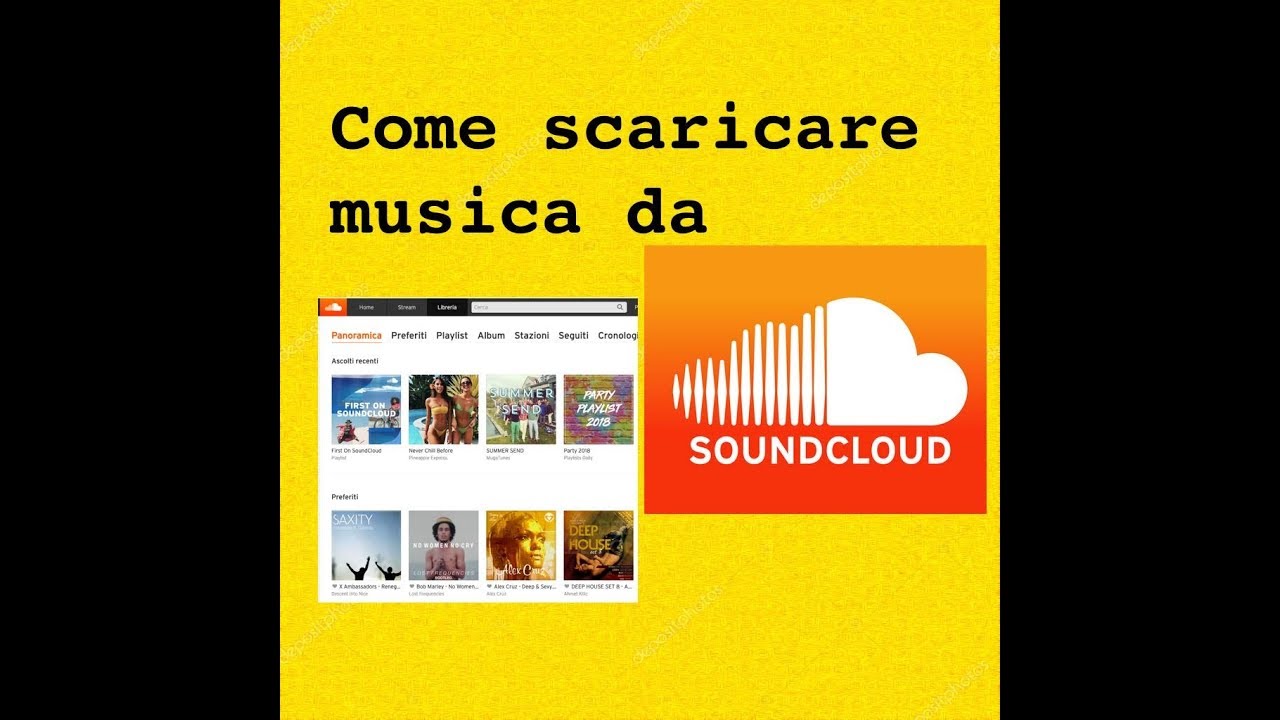 Registrare da soundcloud