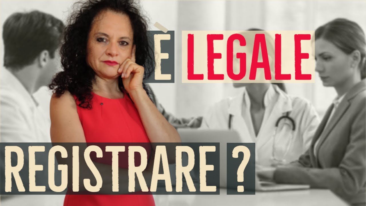 È legale registrare una conversazione di lavoro