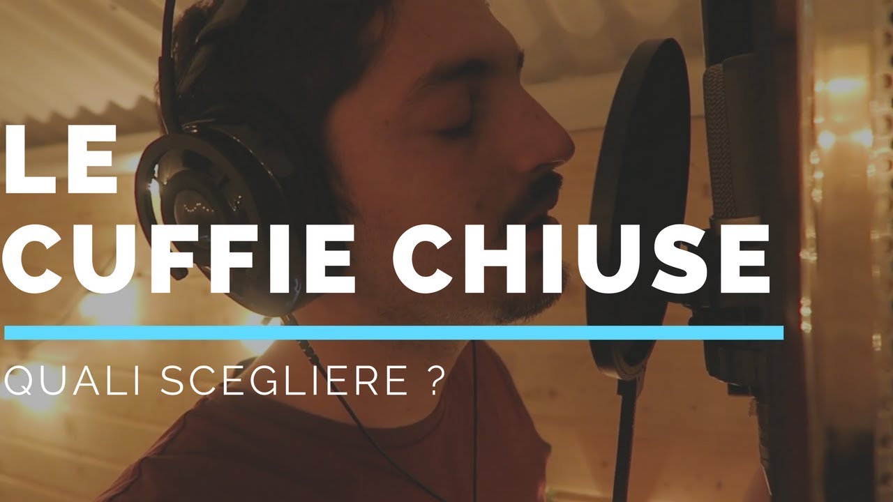 Cuffie chiuse per registrare