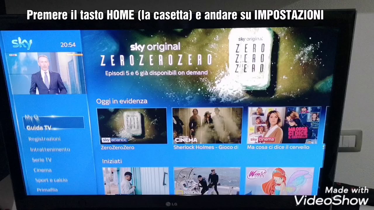 Come registrare telecomando sky