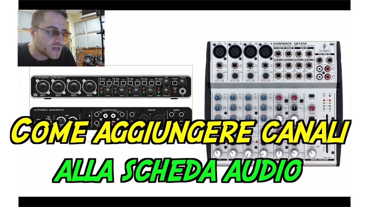 Collegare mixer a scheda audio per registrare 1 Collegare mixer a scheda audio per registrare