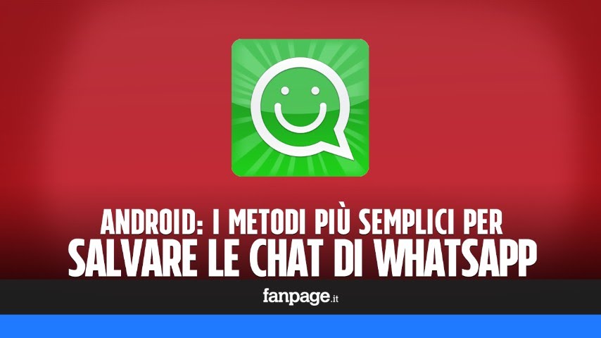 Registrare chat whatsapp