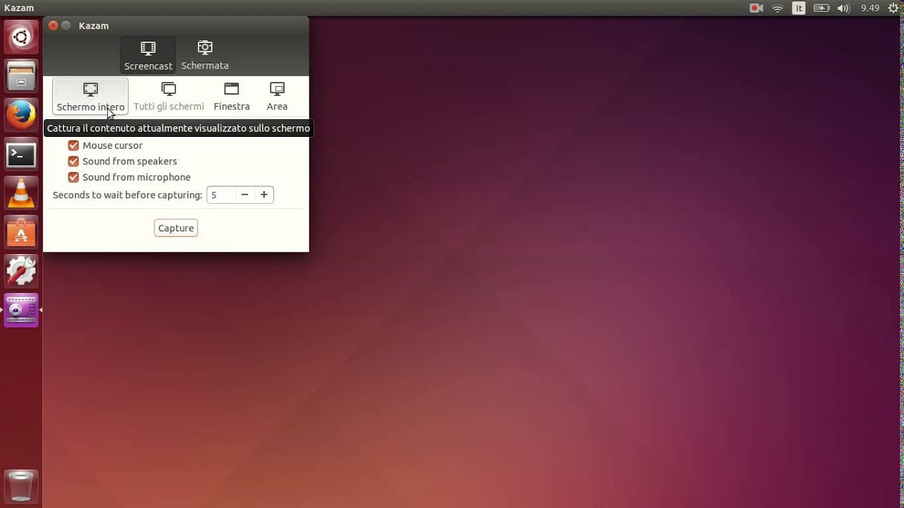 Ubuntu registrare schermo 1 Ubuntu registrare schermo