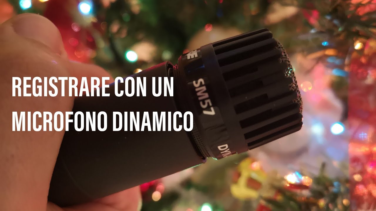 Microfono dinamico per registrare 1 Microfono dinamico per registrare