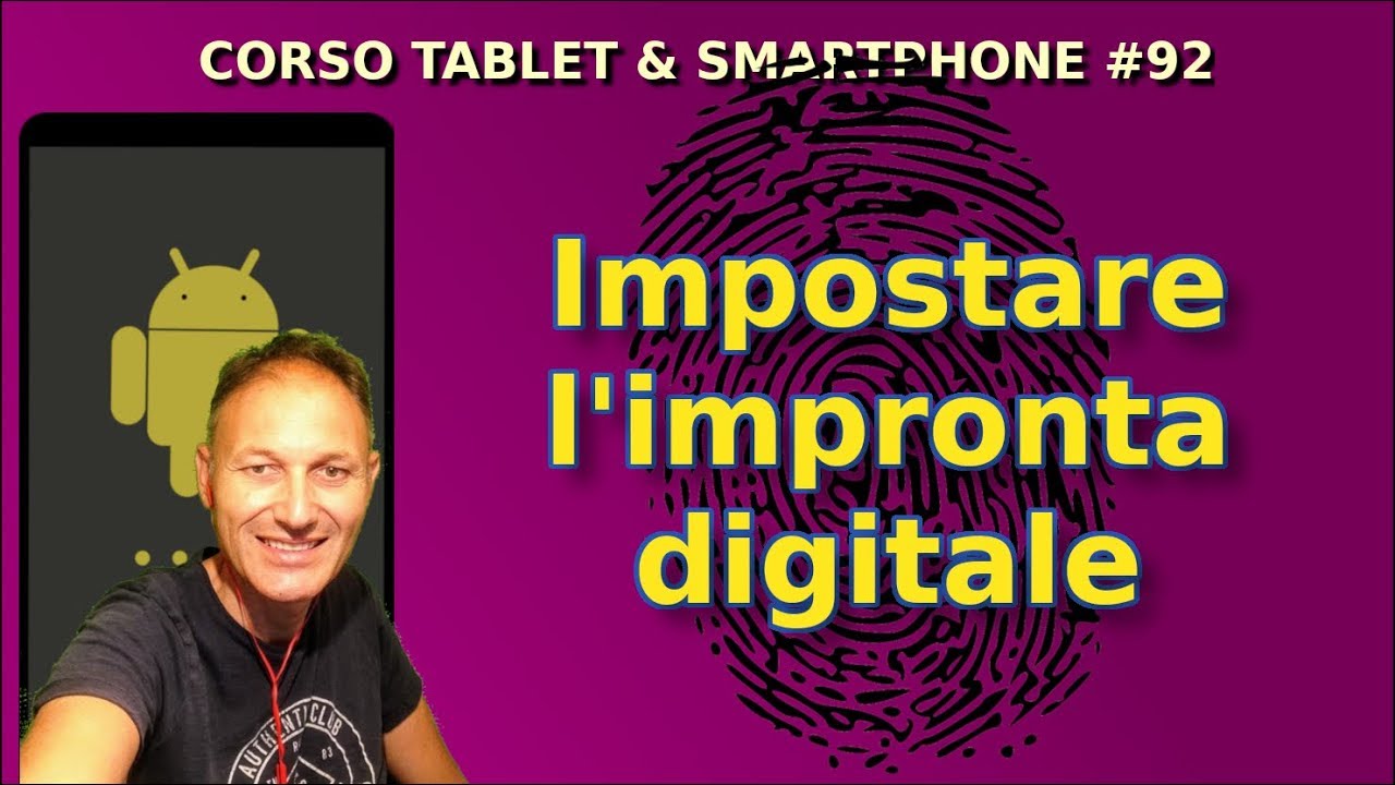 Registrare impronta digitale