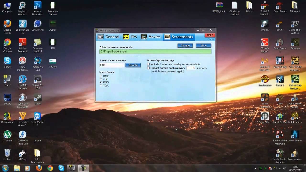 Come registrare l’audio con fraps