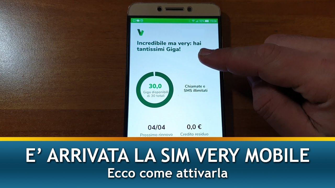 Impossibile registrare sim
