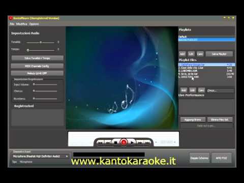 Programma karaoke registrare voce