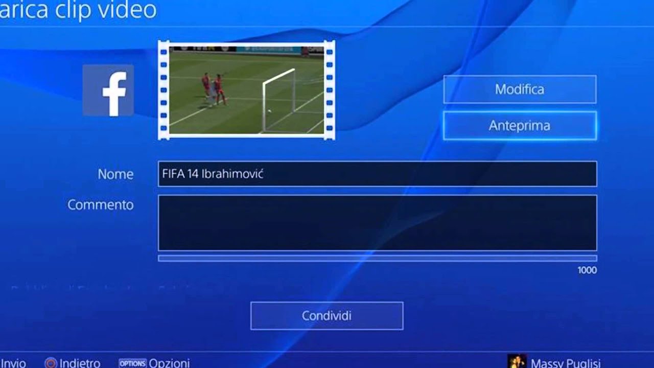 Registrare programmi tv su ps4