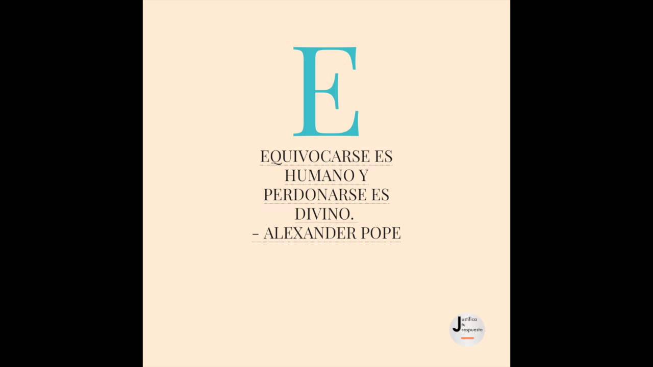 ¿Cómo perdonar frases?