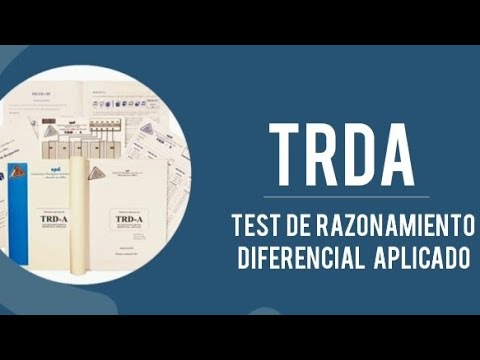¿Cómo se aplica el test TRDA?