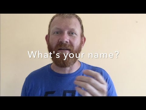 ¿Cómo se dice en inglés cómo te llamas tú?